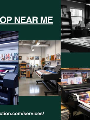 Why Every Business Needs a Reliable Printing Shop Near Me for Work