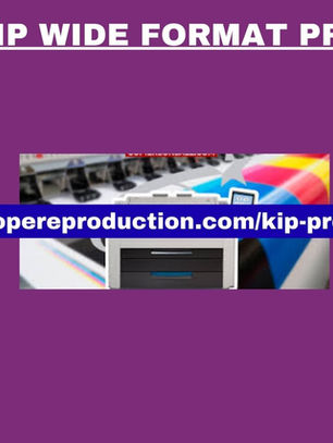 Why KIP Wide Format Printers Are the Future of Printing