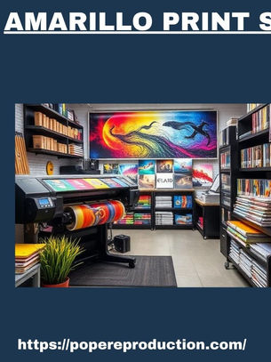 How Amarillo Print Shops Support Marketing and Promotions