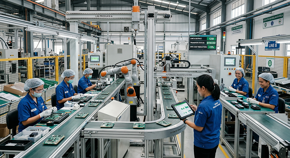 Mengapa Sinkronisasi Antar Lini Produksi Menjadi Kunci Utama Menekan Biaya Operasional Pabrik?