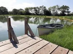 Wellewen lake with boat