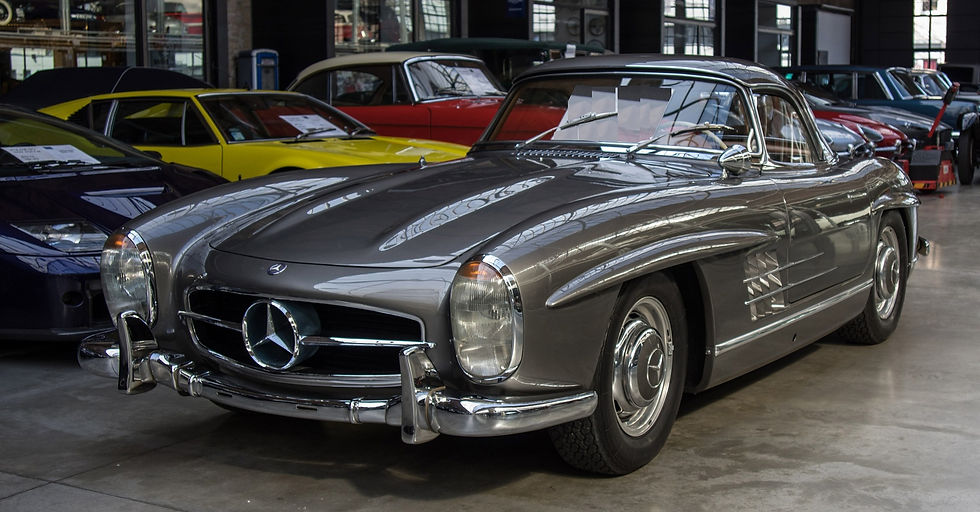 Une Mercedes 300 SL