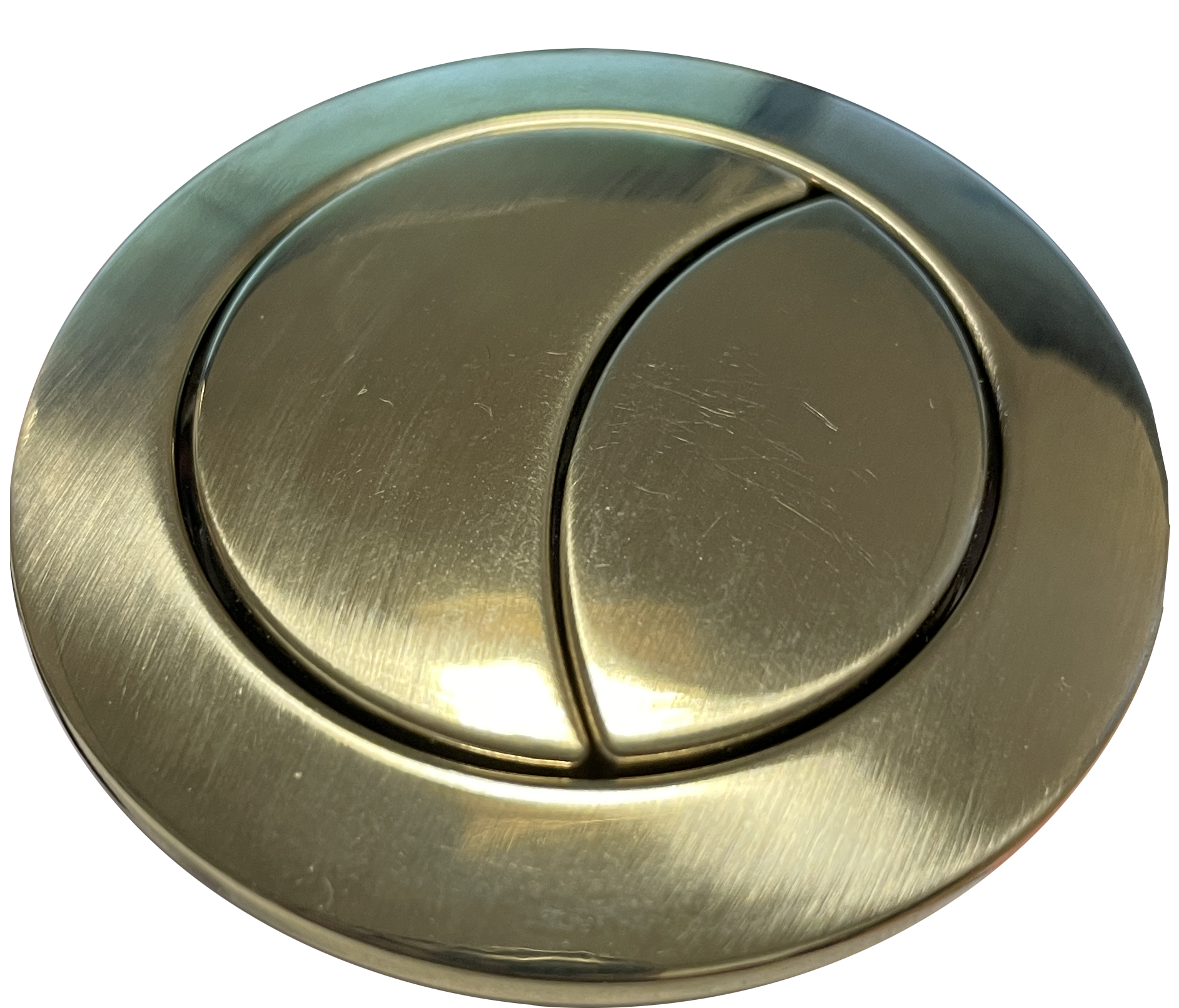 Cistern Button 38mm for Close Coupled Pans - Brushed Brass