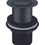 Thumbnail: Orca Click Clack Basin Waste - UnSlotted - Black