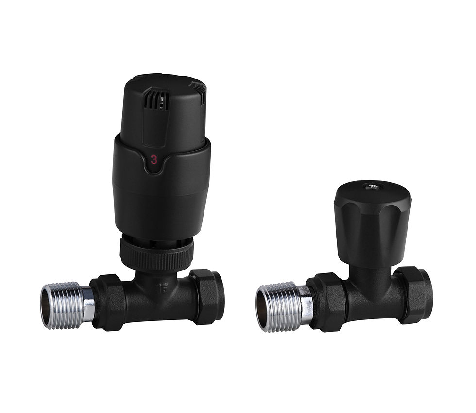 Straight TRV Twin Pack - Black