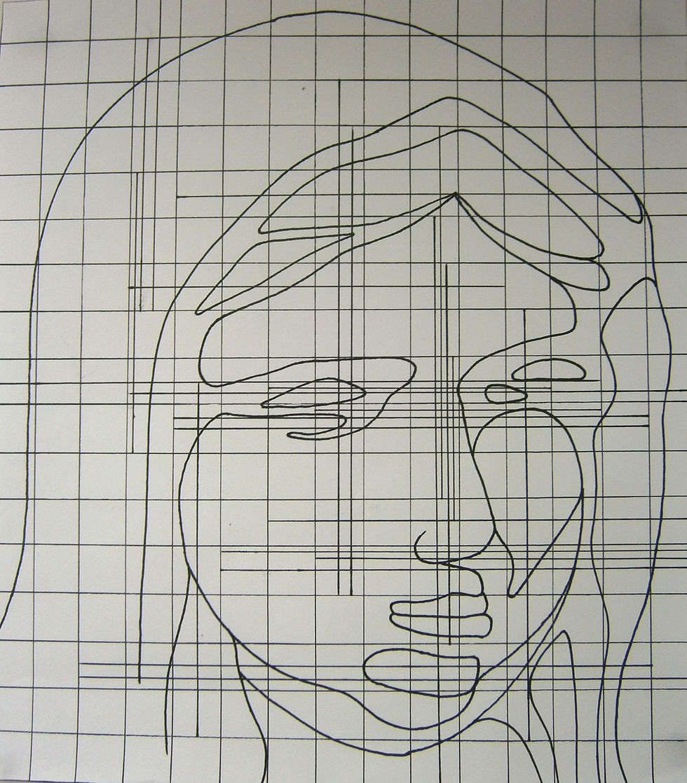 ink drawing on paper