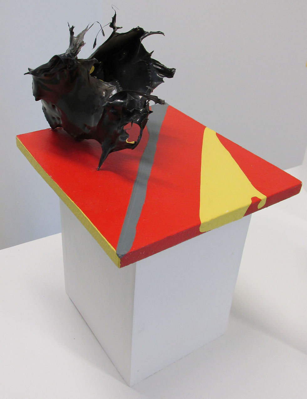 Vacuum plastic, emulsion paint, board