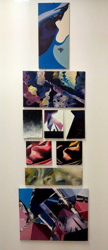 Paintings hung for assessment