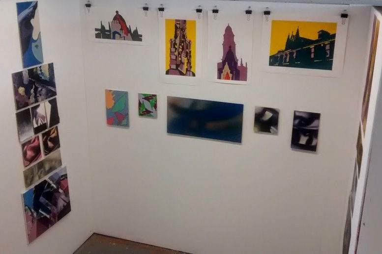 Paintings hung for assessment