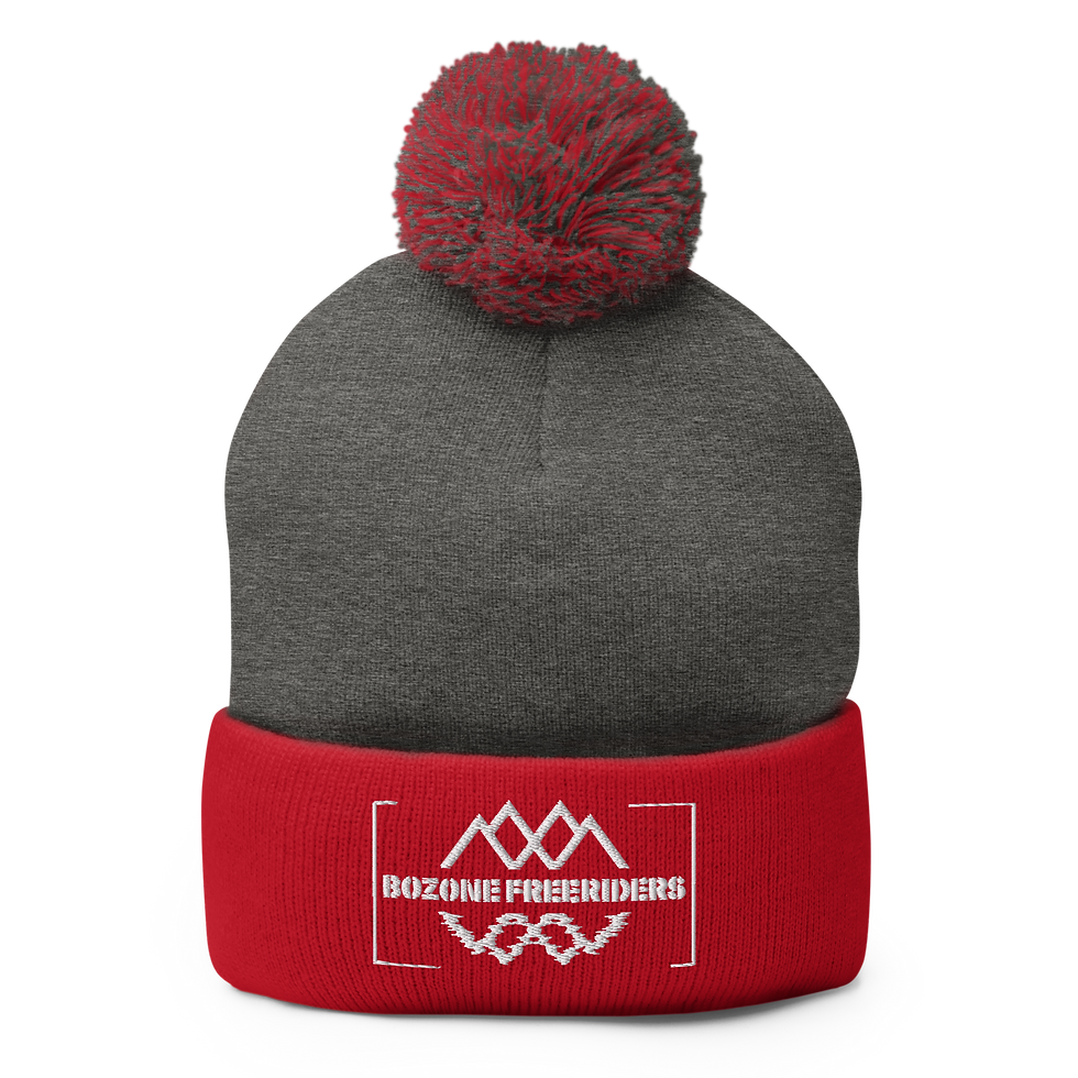 Thumbnail: BozoneFreeriders Orginal Pom-Pom Beanie