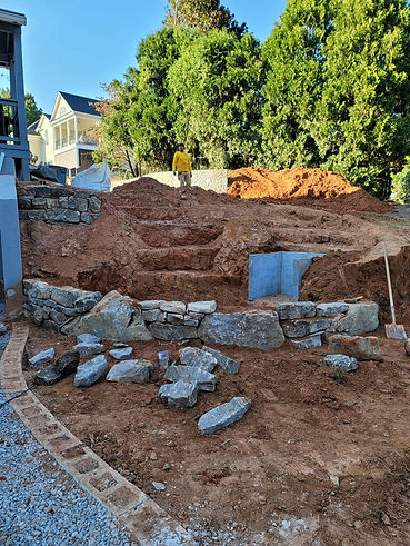 Creating Stone Steps