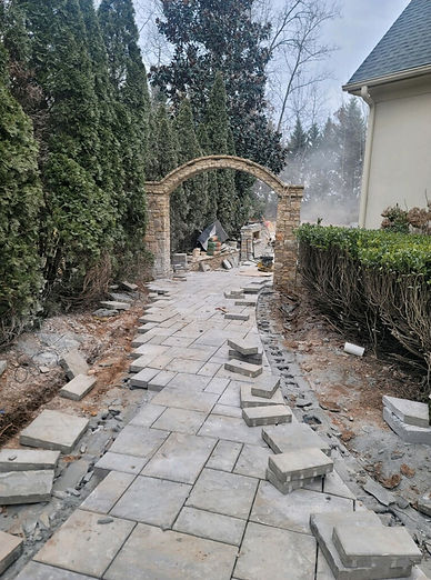 Creating Hardscape