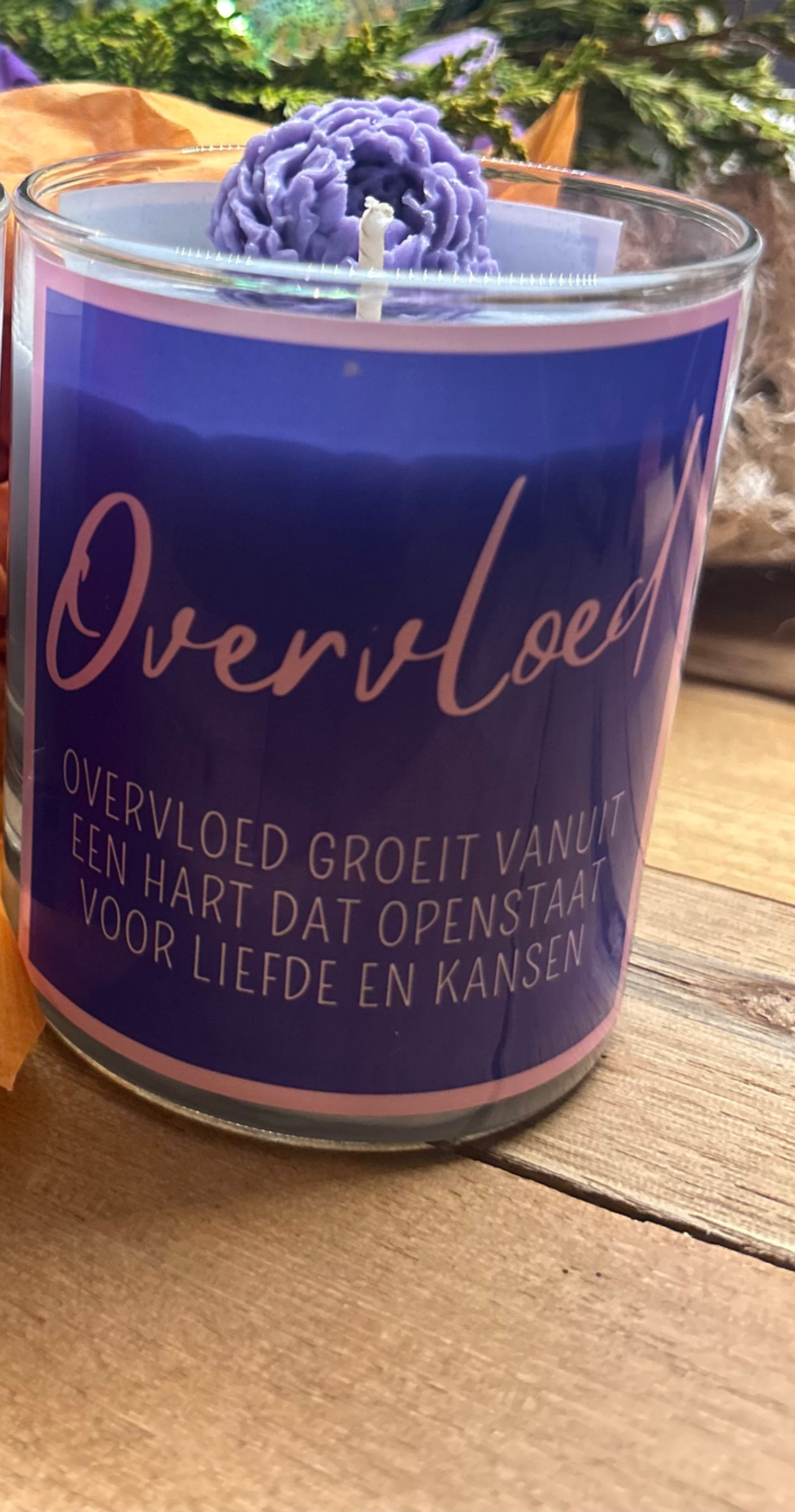 Overvloed Kaars – Jouw moment van rijkdom & positiviteit