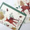 Thumbnail: Deer card/autumn- winter/ Christmas Card 2023/A6 green envelope