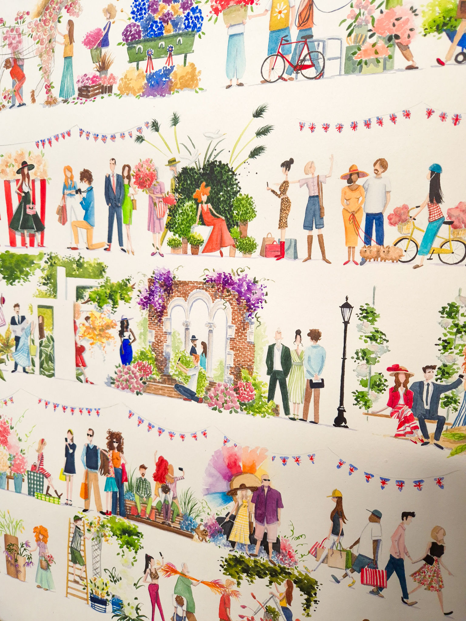 The Chelsea Flower Show Queue - Part of a series