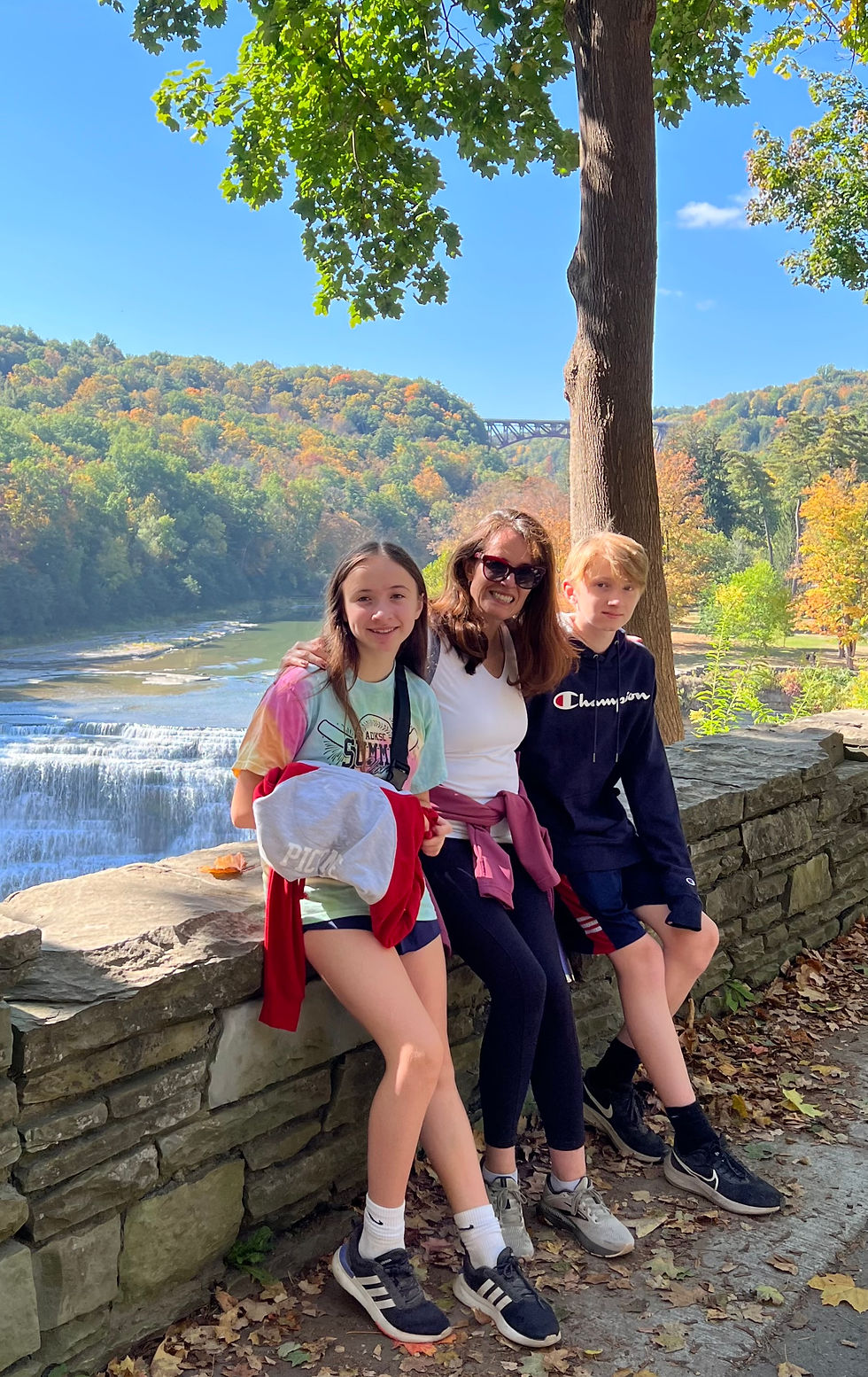 Here I am with my two amazing teenagers, Emma and Joey. It sure does go fast...