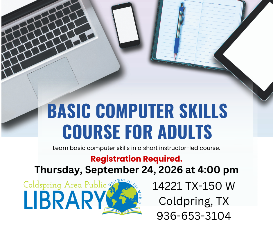 Computer Basics for Adults