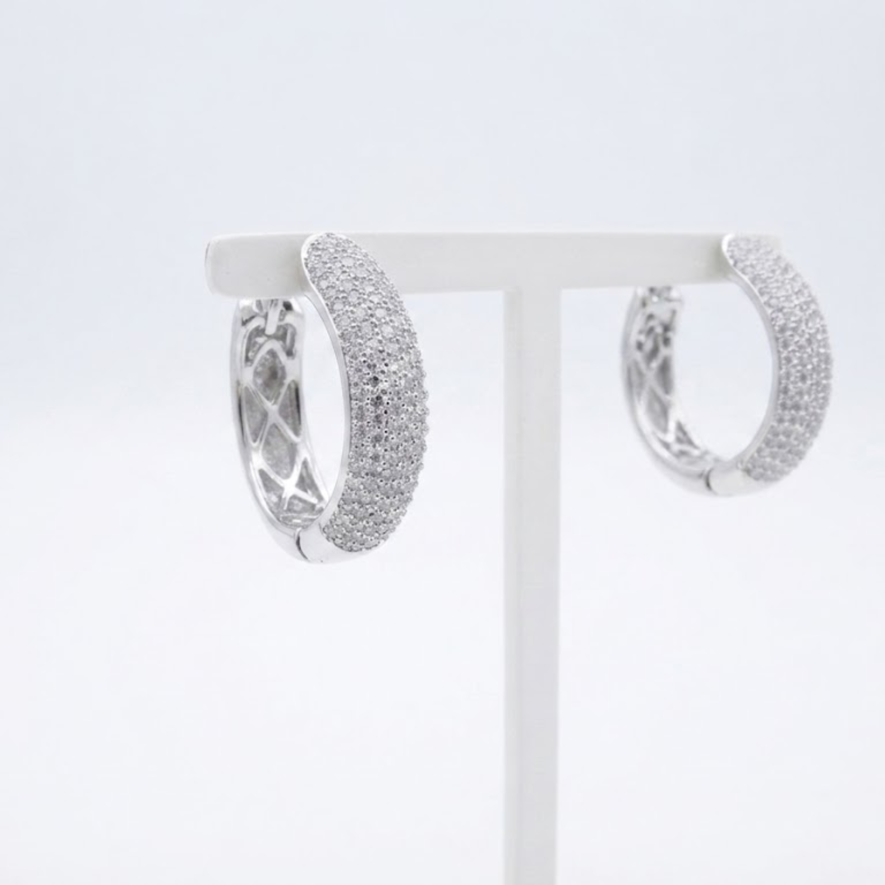 Argola Zircônia Pavê Ivy