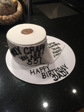 Oh crap Birthday Cake