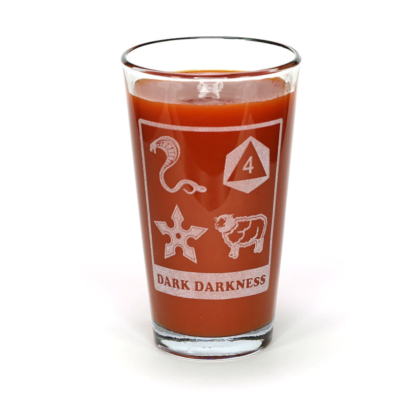 Thumbnail: Dark Darkness Pint Glass (Early Logo)