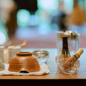 nomadic Tea Standで使用する茶道具一式