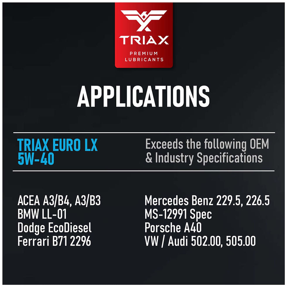 Μικρογραφία: TRIAX EURO VX 5W40 -  4.73 L