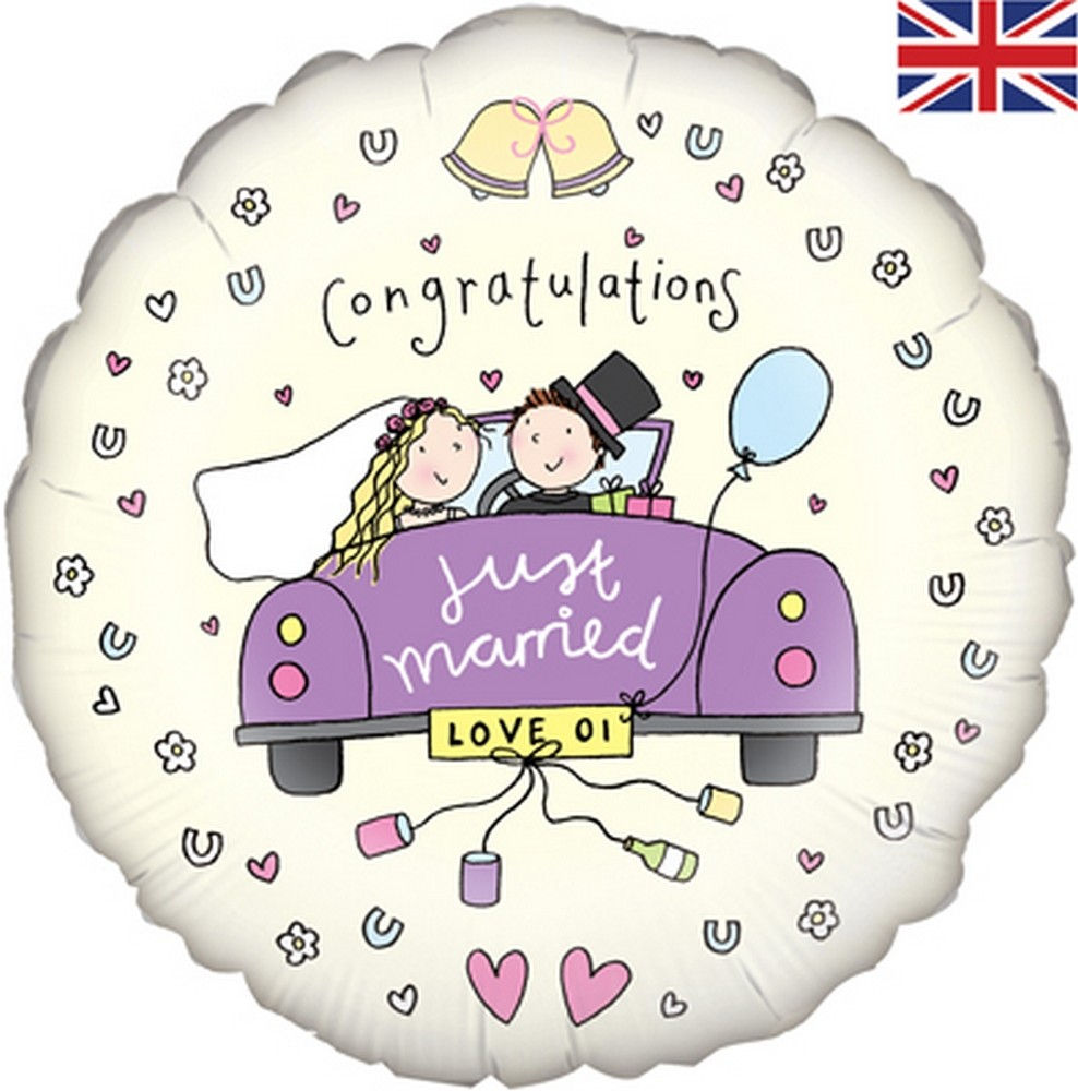 Wedding - Congratulations - Foil Balloon