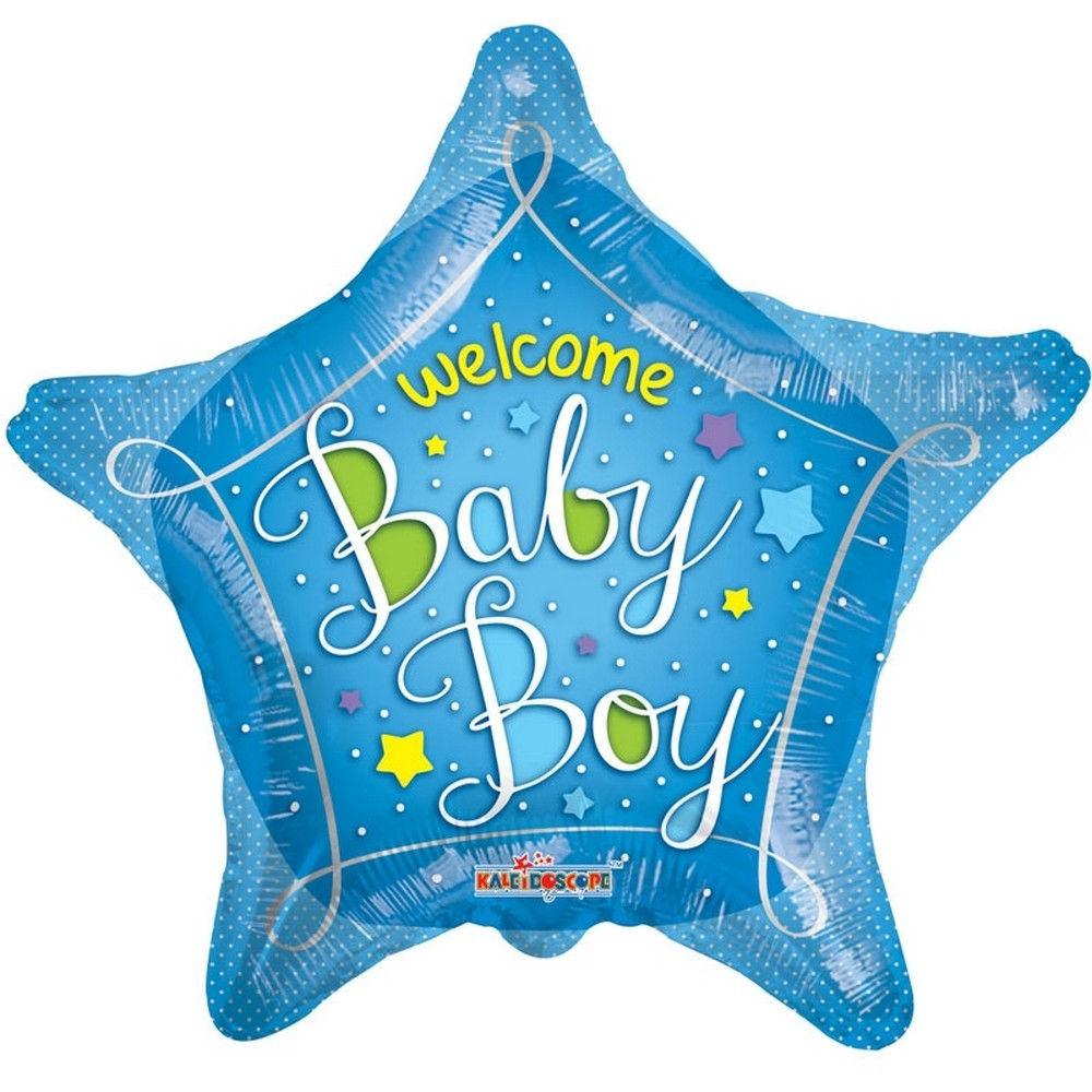 Welcome Baby Boy - Foil Balloon