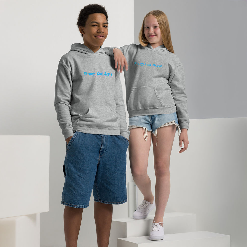 Thumbnail: Strong Kind Brave Youth heavy blend hoodie