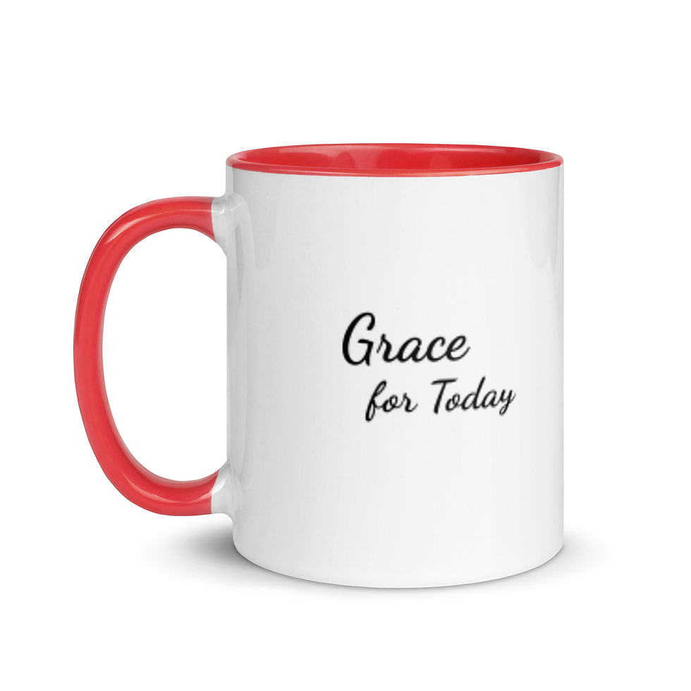 Thumbnail: Grace for Today Mug with Color Inside