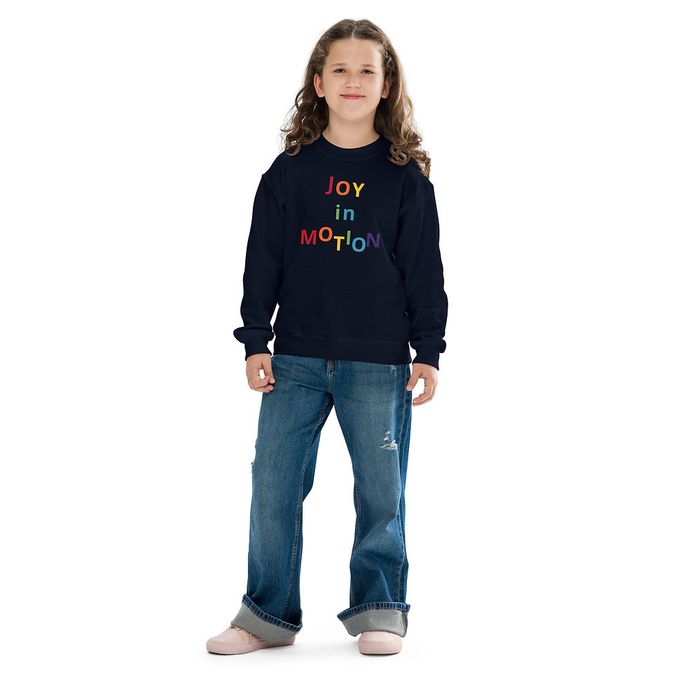 Thumbnail: Joy In Motion Youth crewneck sweatshirt