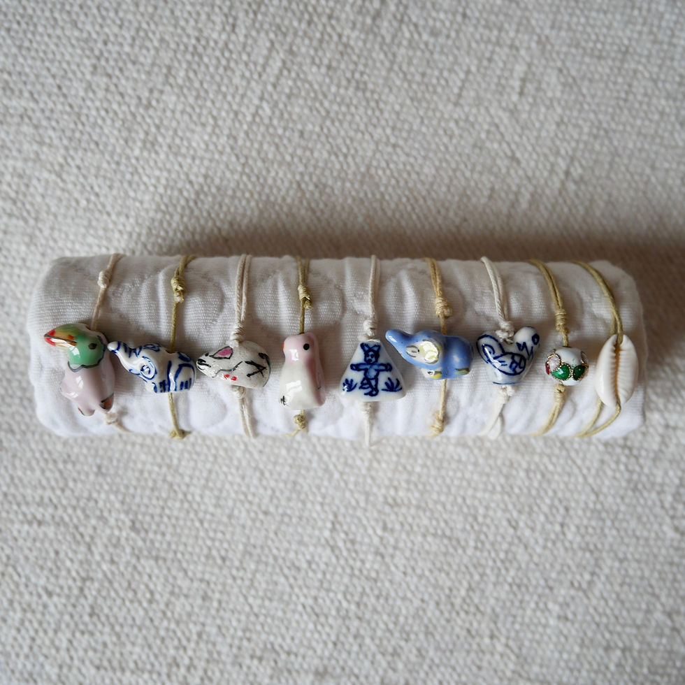 Les bracelets figurines