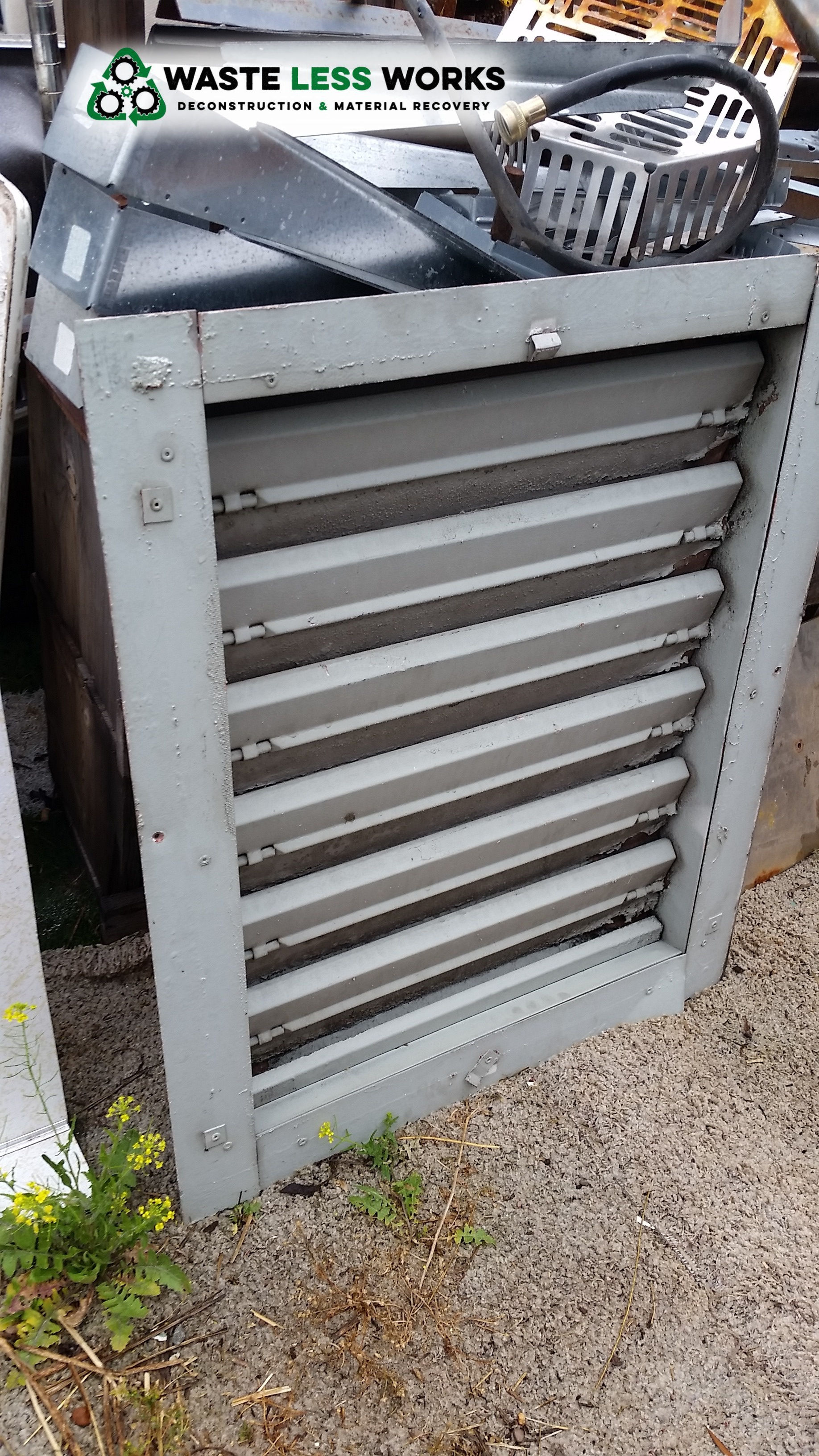 Louvered Gable Vent