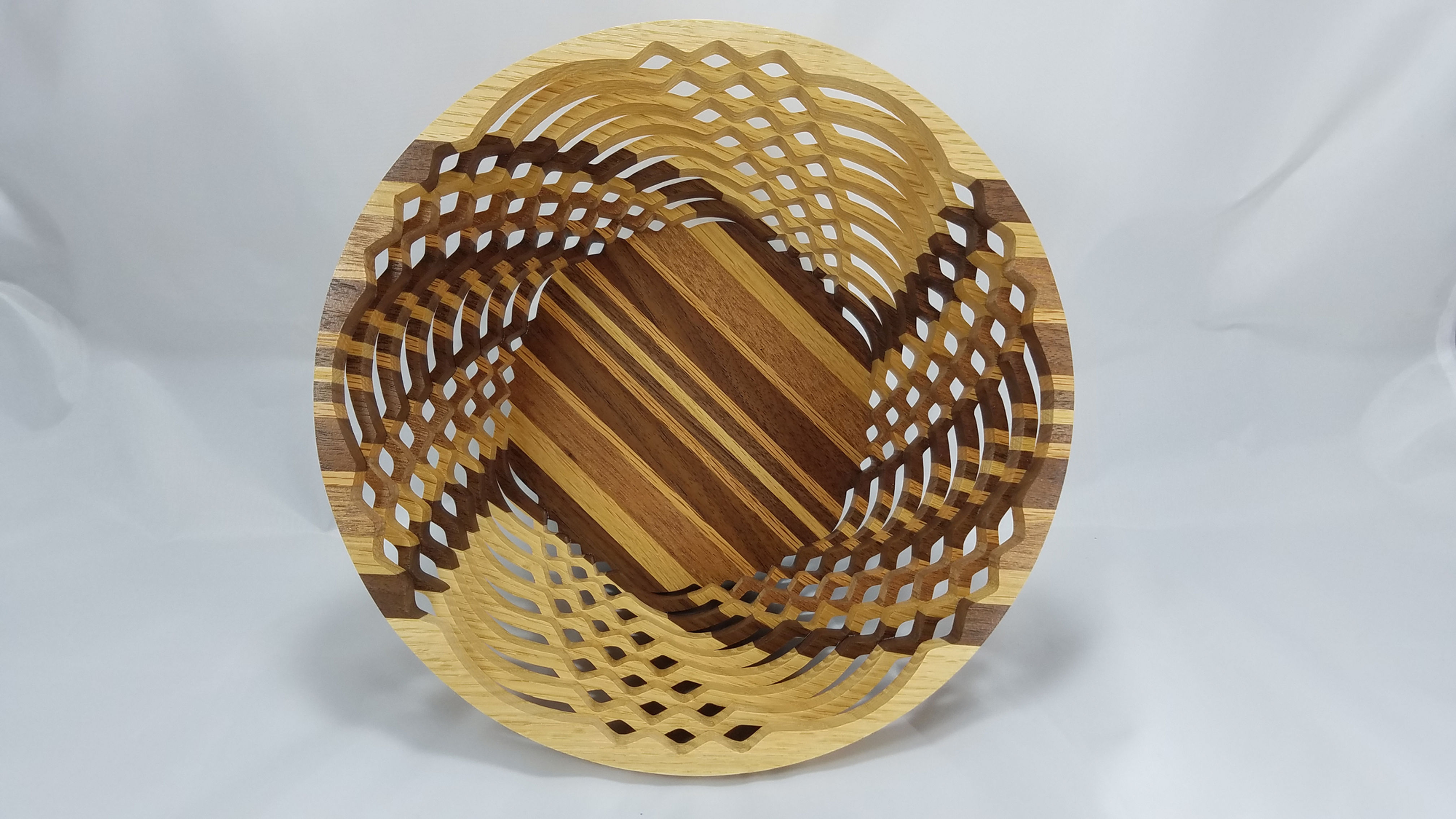 10" Mixed Hardwoods Bowl