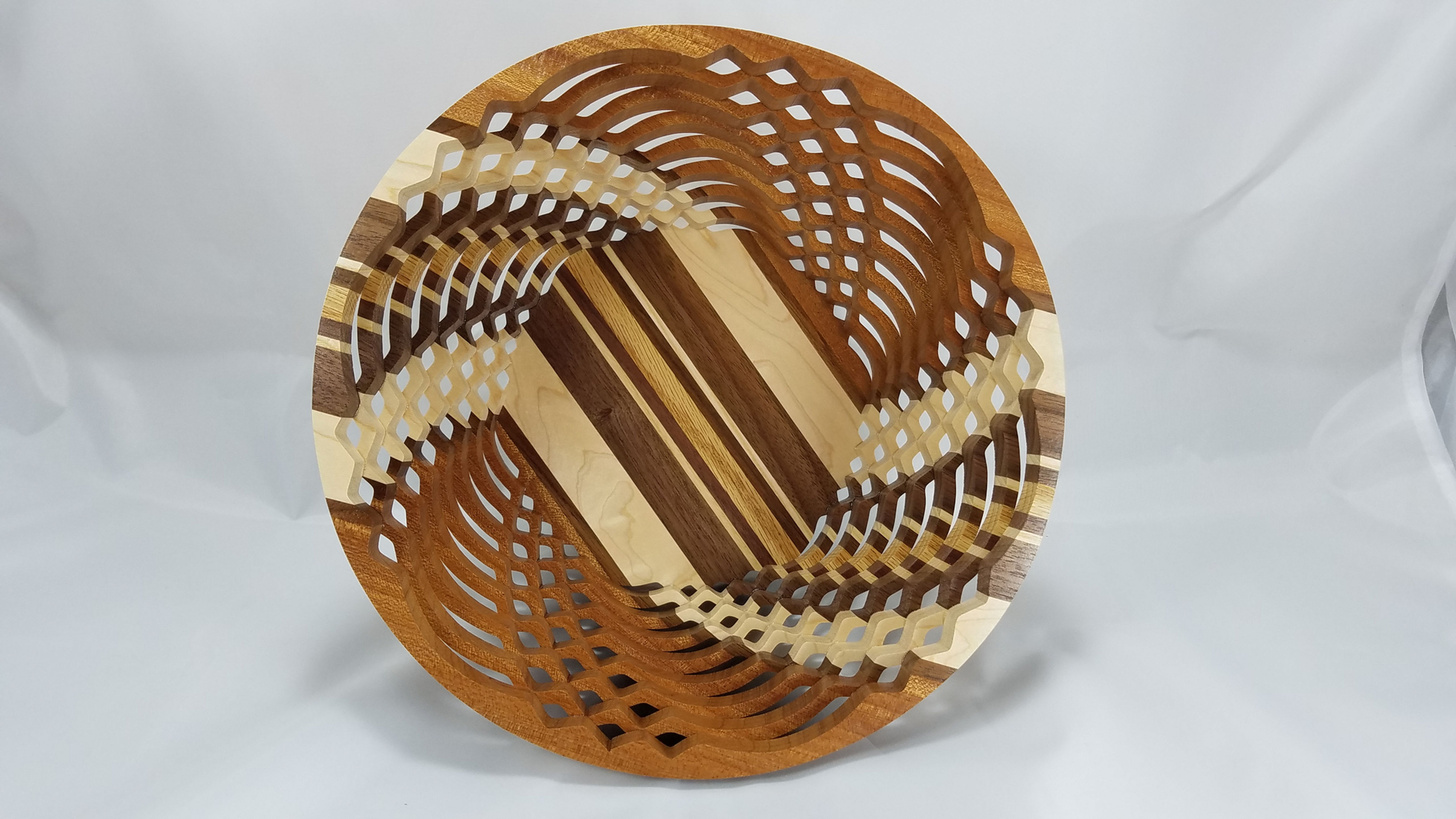 10" Mixed Hardwoods Bowl