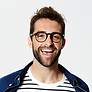 Man with Striped T-shirt