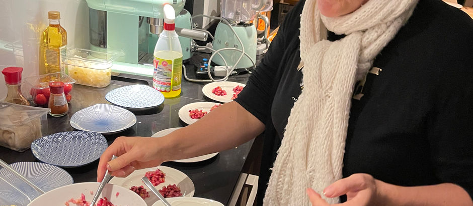 Kerstdiner items uitproberen