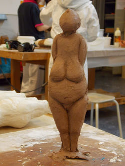 Maquette argile pour sculpture