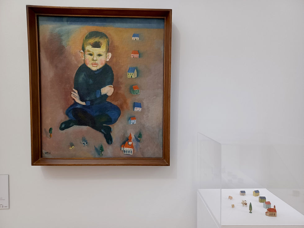 Pechstein: Junge mit Spielzeug