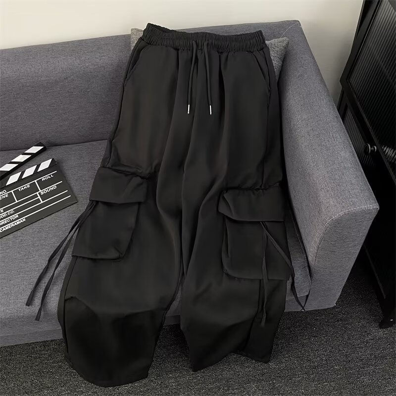 Thumbnail: Olivia Streetwear Cargo Pants – Oversized Comfort