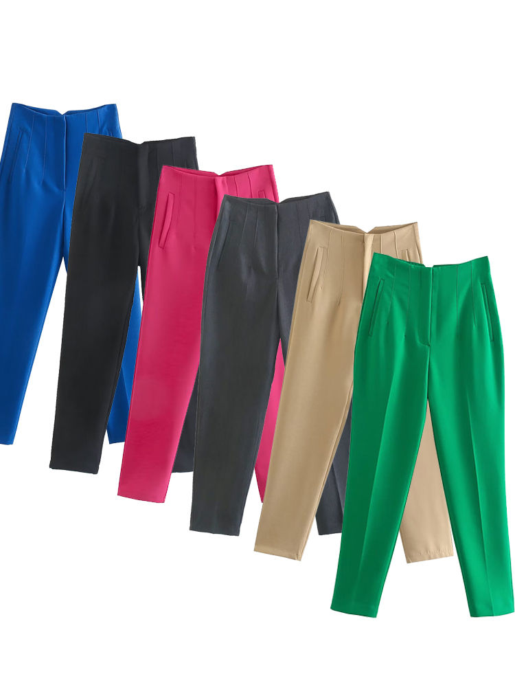 Thumbnail: Diana Slim-Fit Tailored Pants – Timeless Elegance