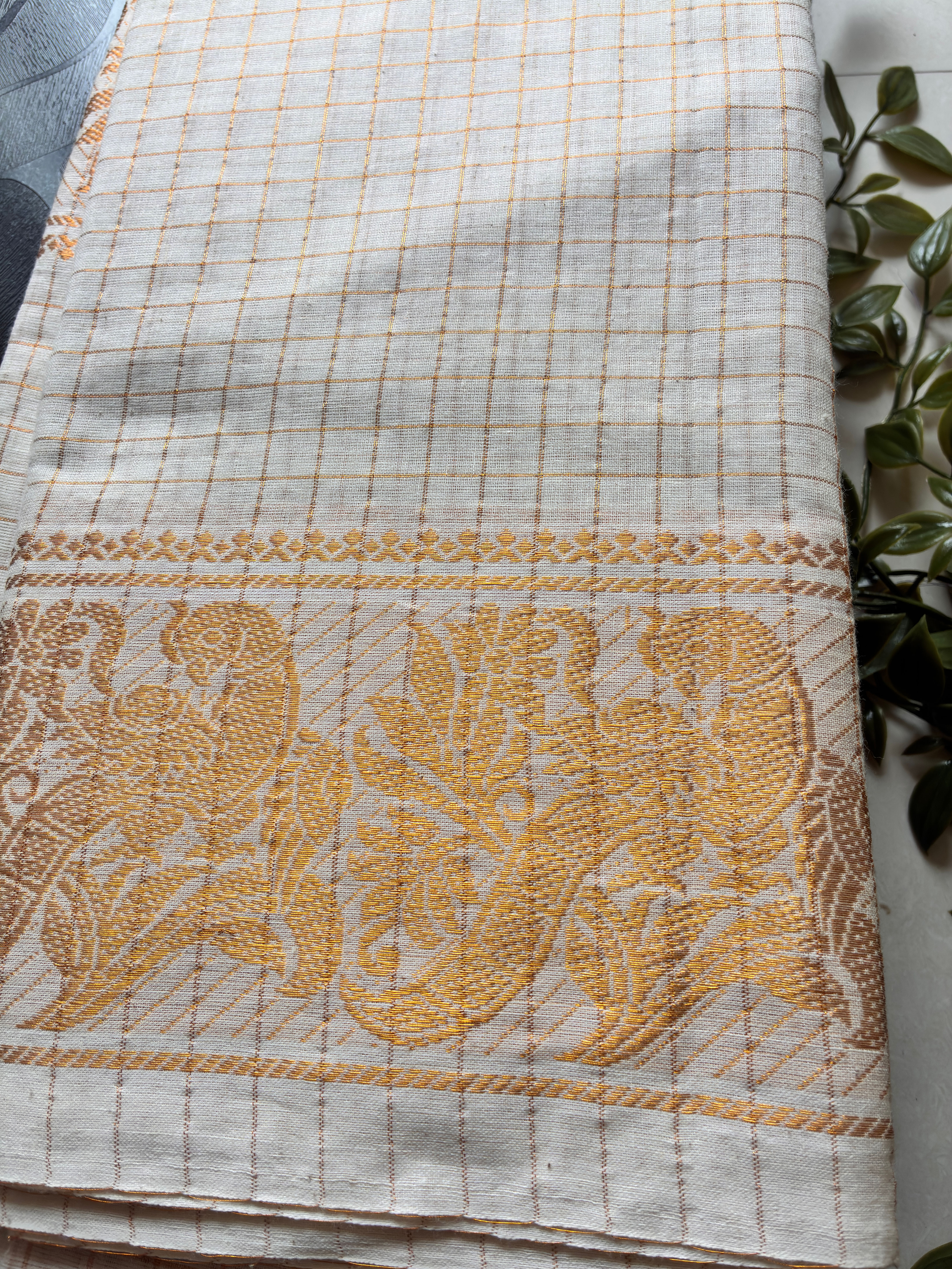 Sungudi Cotton-Kerala saree