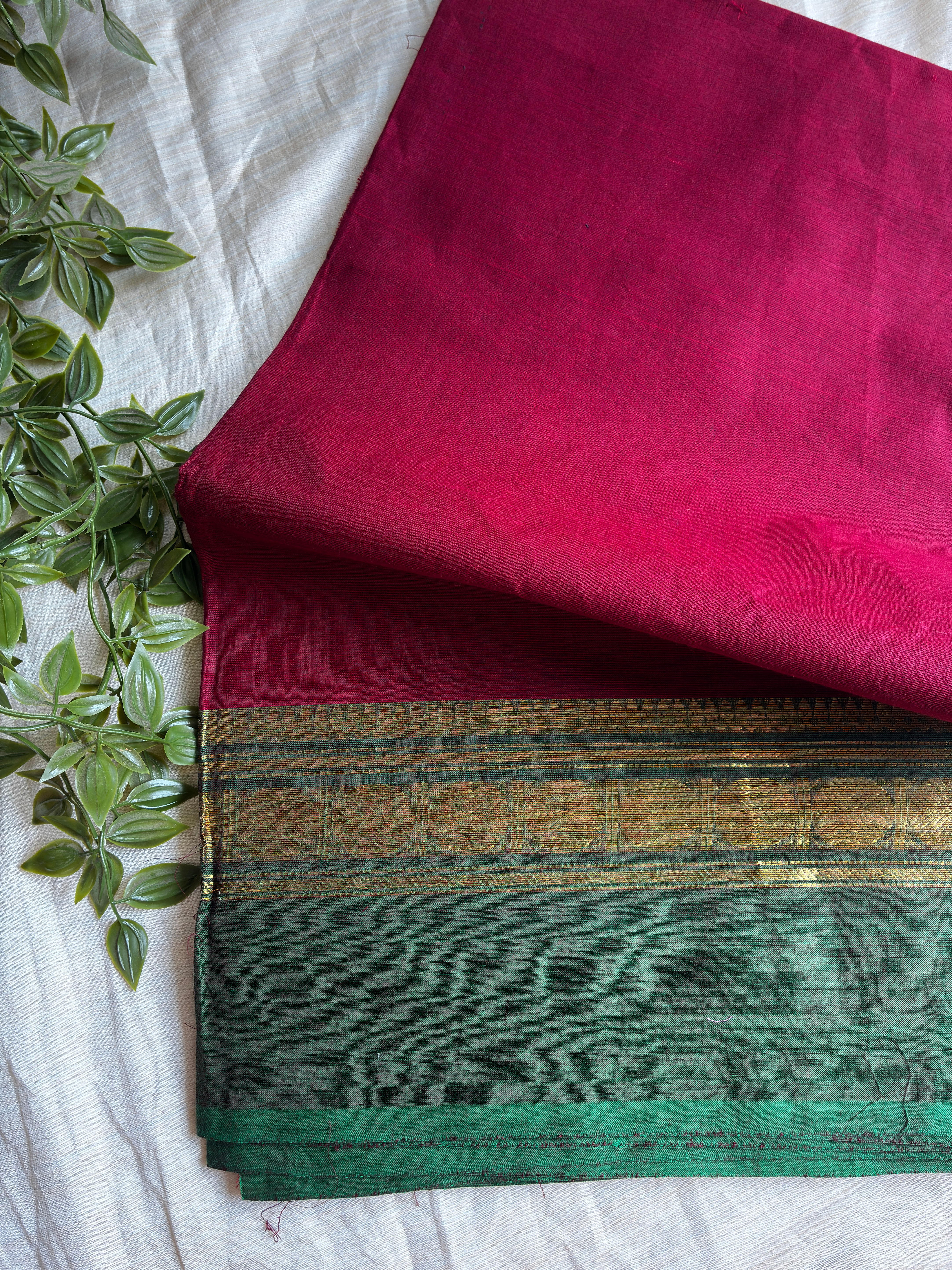 Elara- Maroon-Green Chettinadu