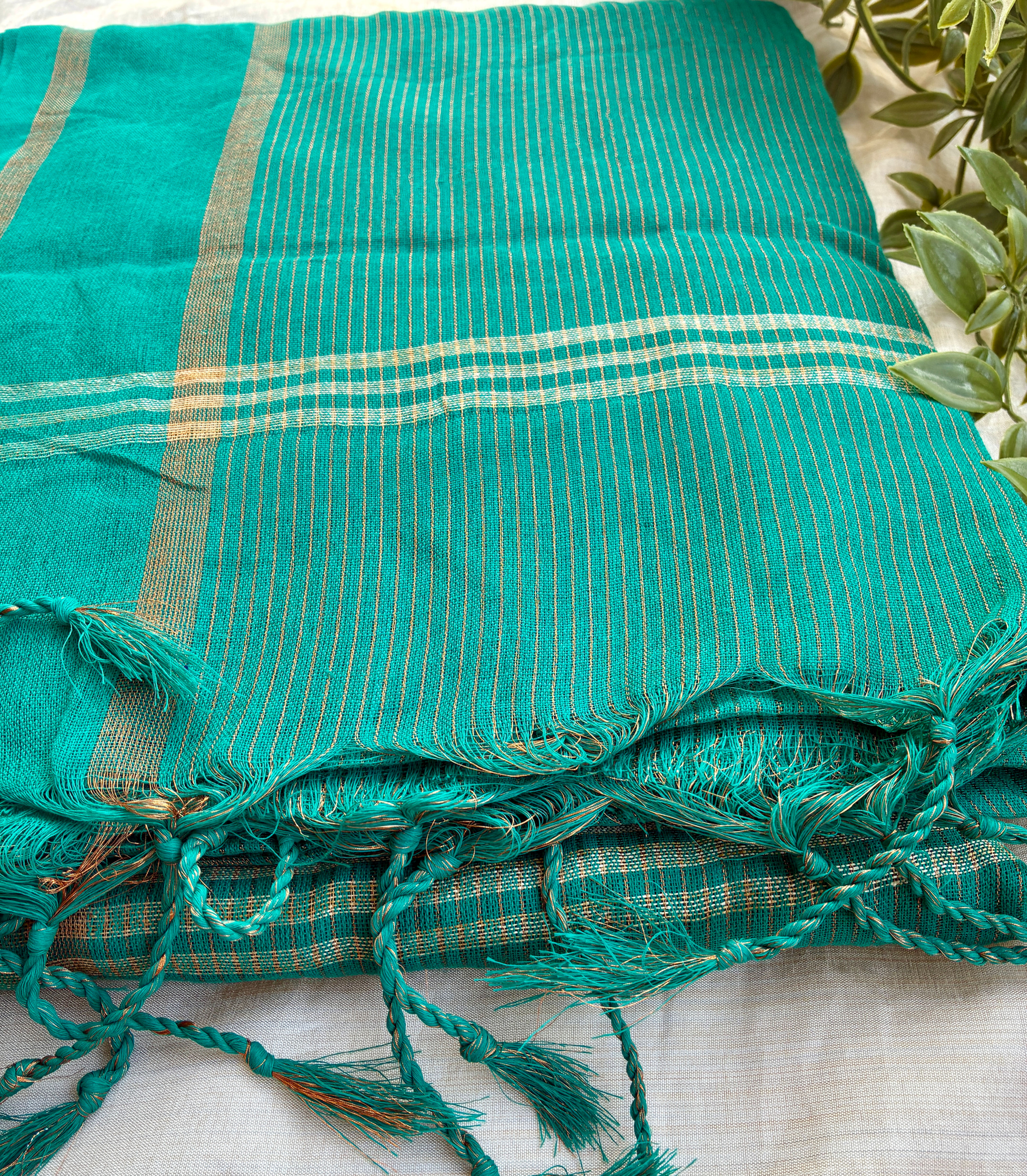 Mul Cotton-Teal Green
