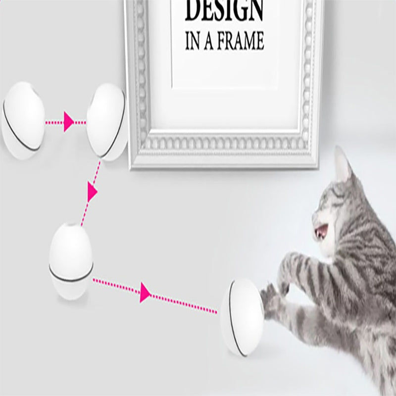 Thumbnail: LED Laser Electronic Rolling Pet Funny Cat Toy Ball