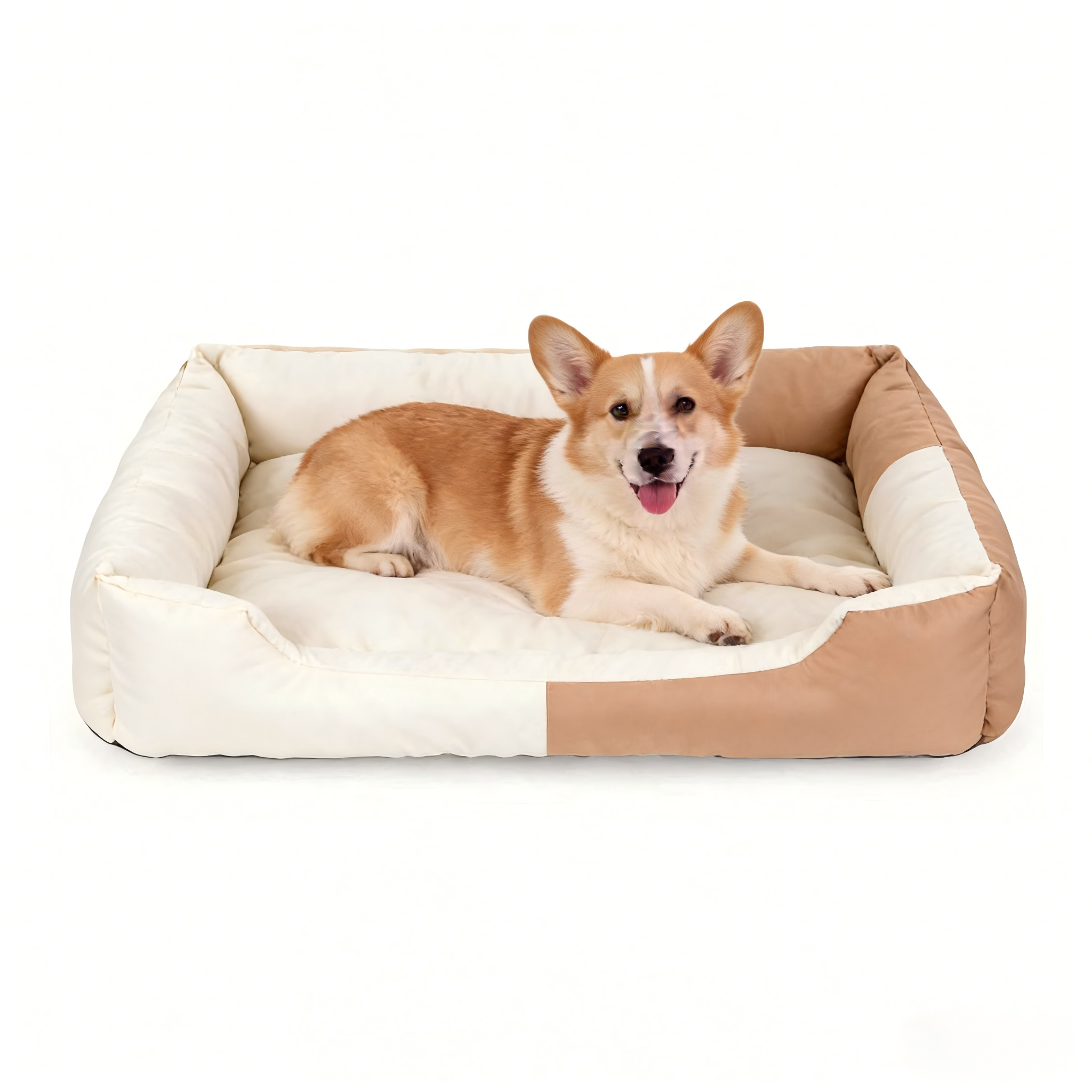 Custom Warm New Design Rectangle Orthopedic Dog Bed Memory Foam with Washable Re