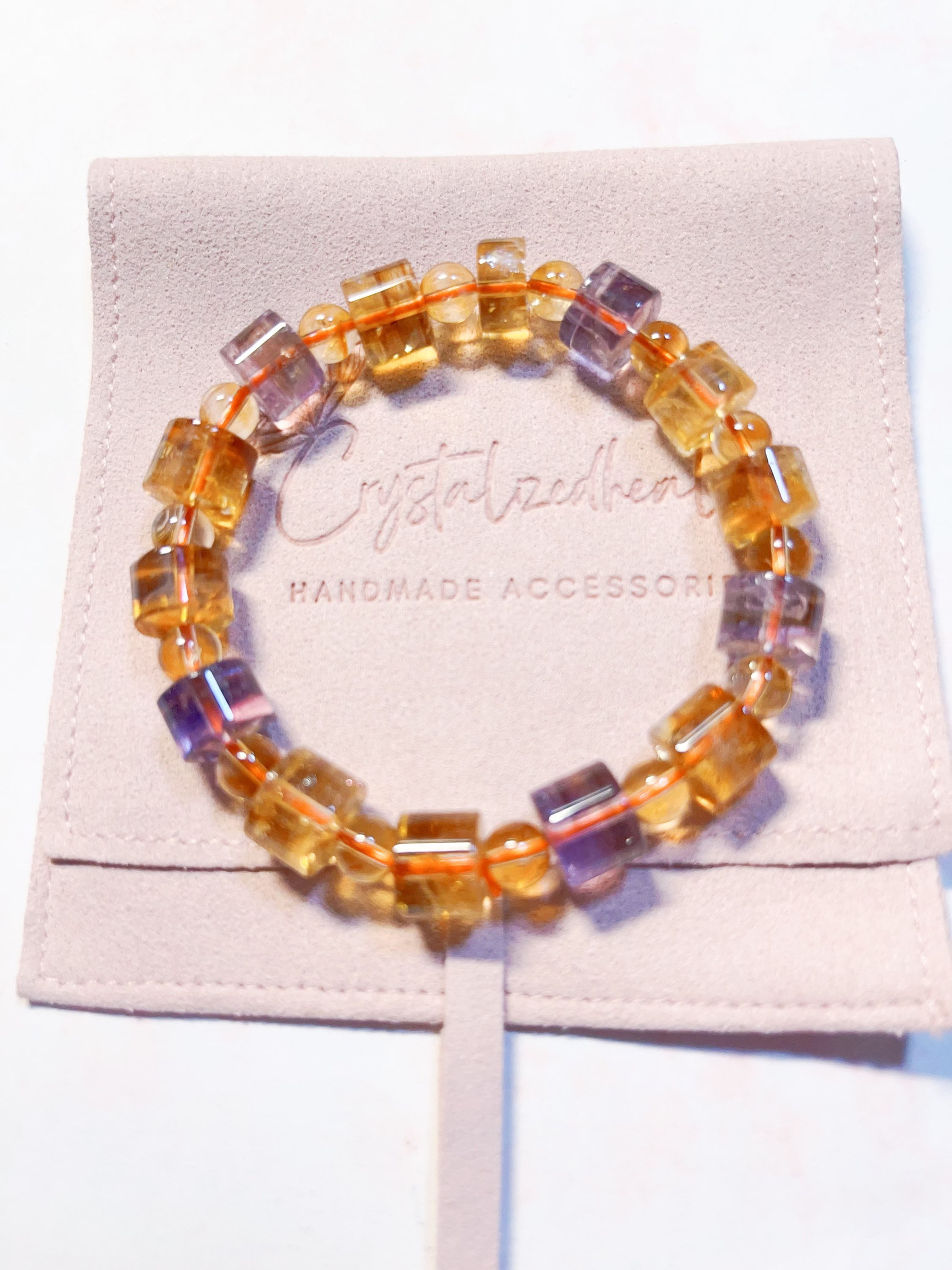 Amethyst and citrine bracelet CRSH291123