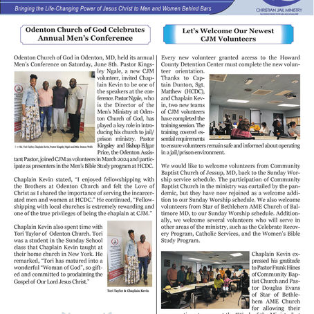 CJM June 2024 Newsletter