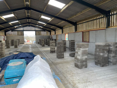 New stable construction underway