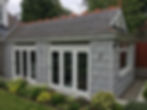 Home extension with bifold doors